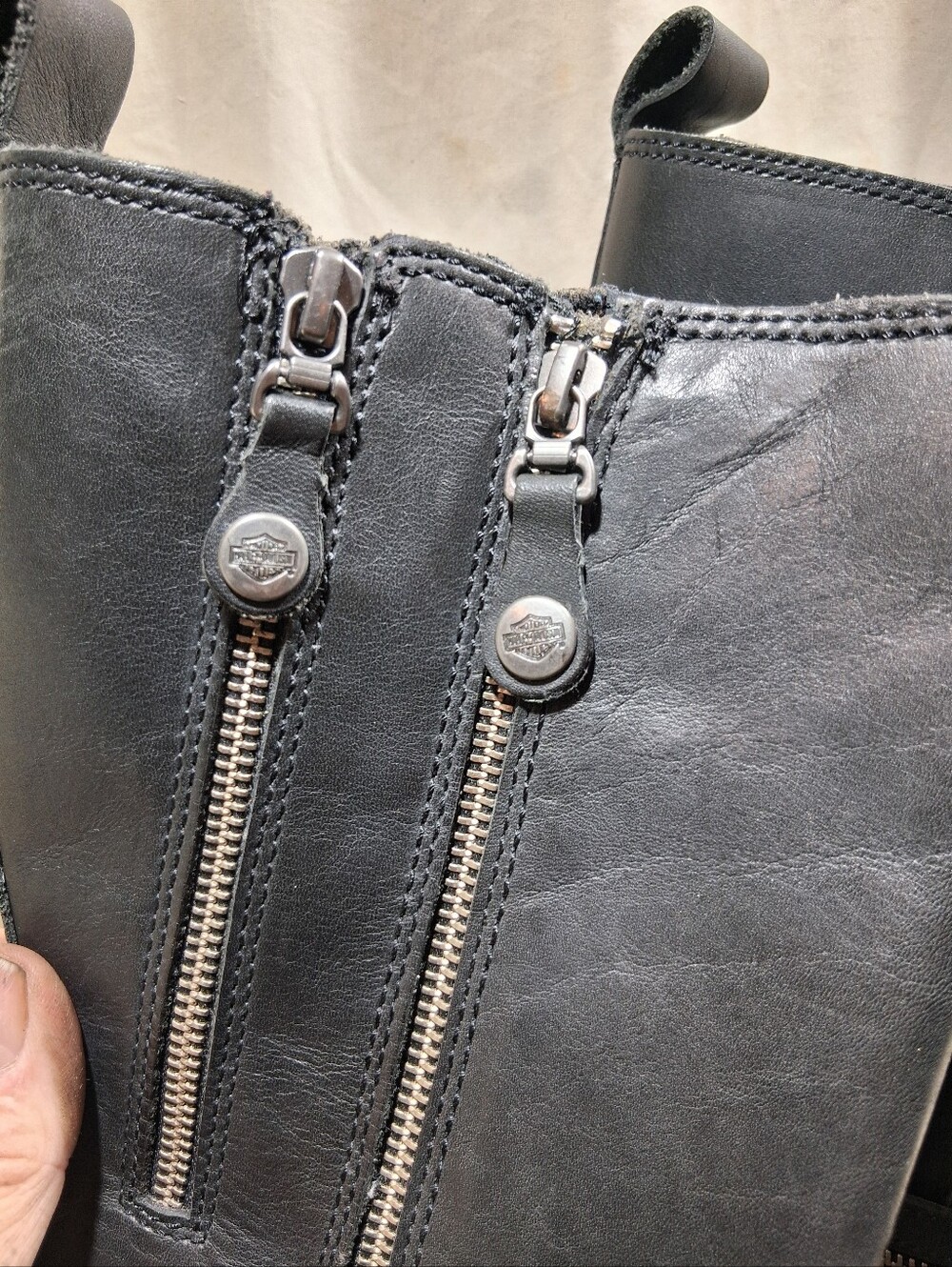 Women's harley Davidson riding boots - Picture 6 of 10